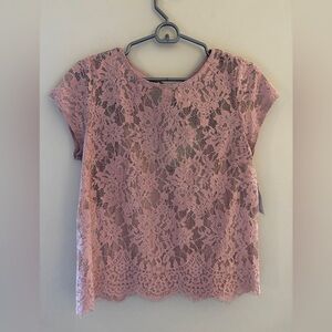 Abercrombie NWT Elegant Lace Women’s Top - Pink